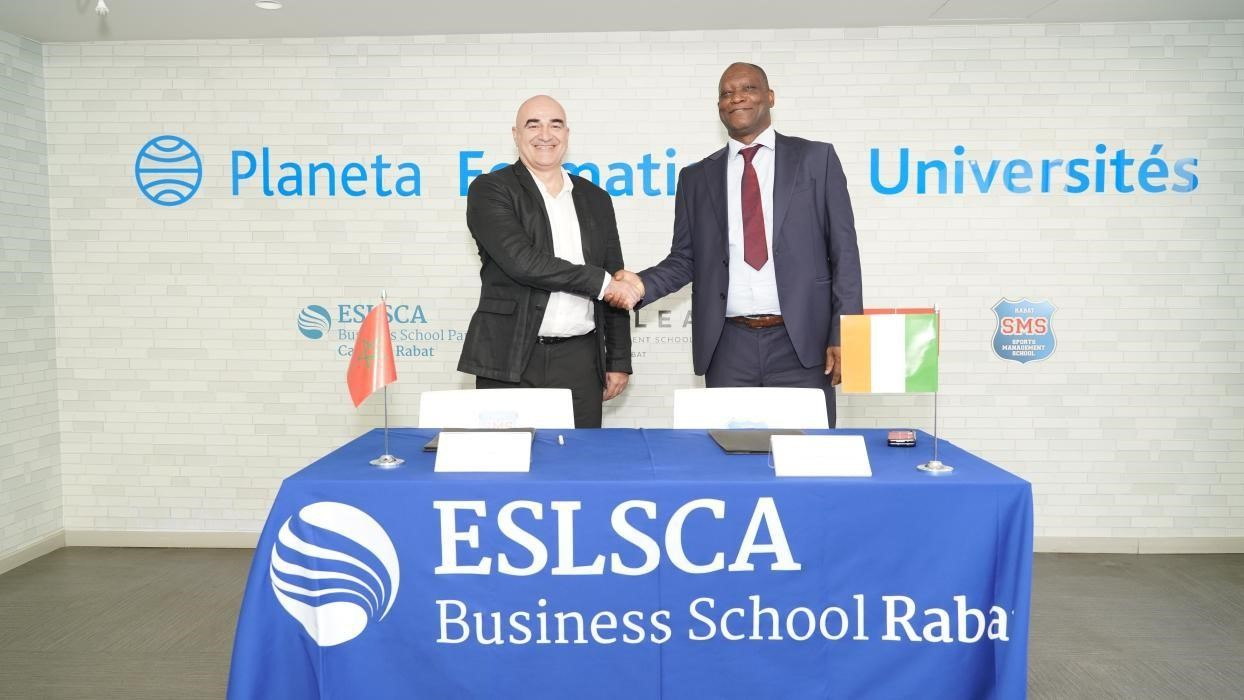 Signature d’un partenariat stratégique entre Planeta Formation & Universités Maroc (représentée par ESLSCA Business School Rabat) et l’Université Félix Houphouët-Boigny (UFHB) 