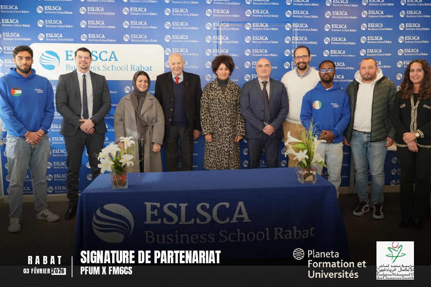 Planeta Formation et Universités Maroc et la Fondation Mohammed VI des Champions Sportifs