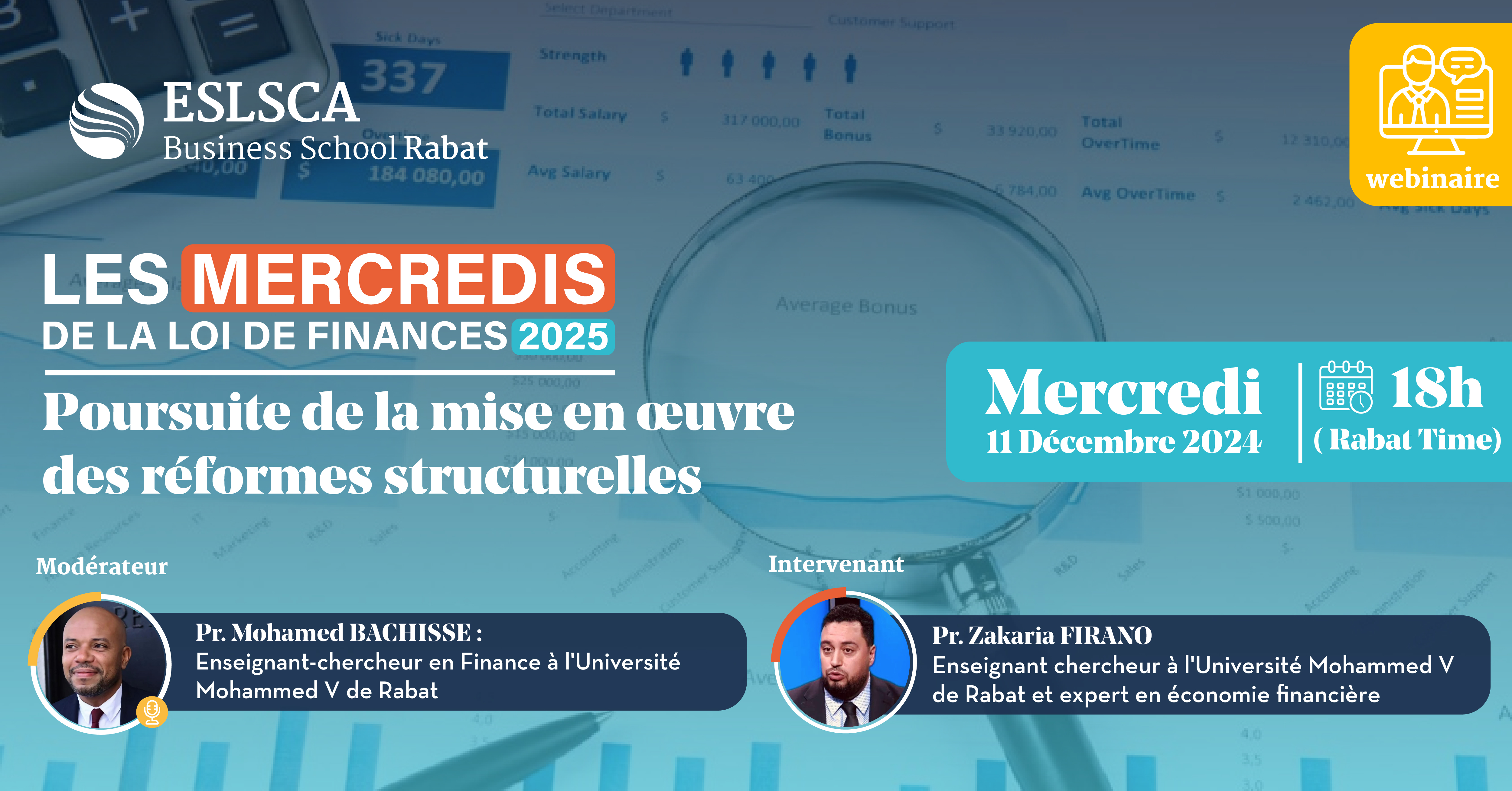  Webinaire Mercredis de la loi de finances 2025
