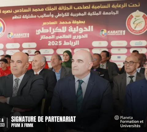 Planeta Formation & Universités Maroc et la Fédération Royale Marocaine de Karaté s’unissent pour allier savoir et performance