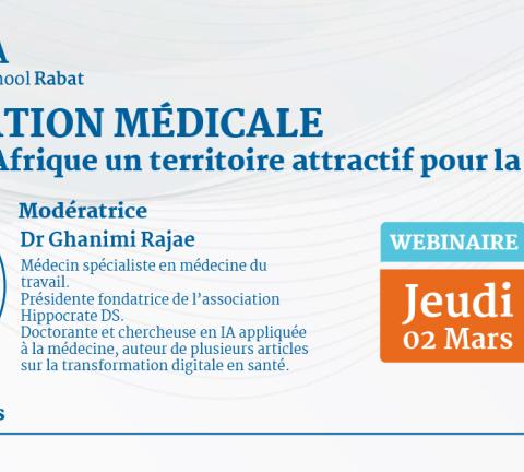 Webinaire - Innovation médicale : Faire de l’Afrique un territoire attractif pour la recherche