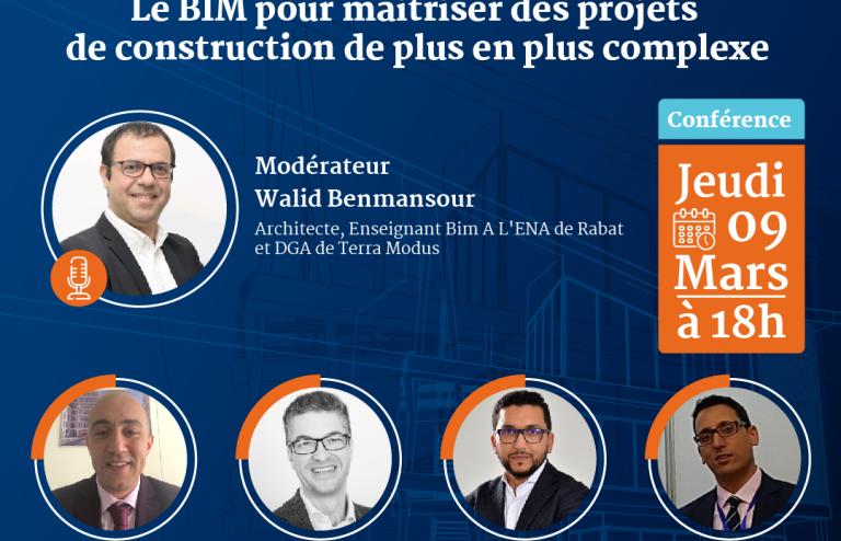 Conférence: BIM pour maitriser des projets de construction de plus en plus complexe