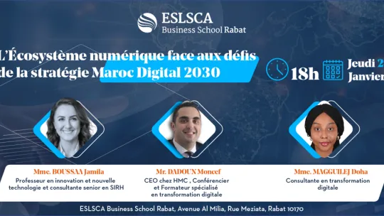 Conférence : L'écosystème numérique face aux défis de la stratégie Maroc Digital 2030