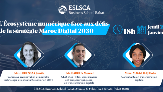 Conférence : L'écosystème numérique face aux défis de la stratégie Maroc Digital 2030