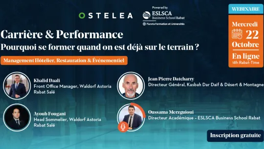 WEBINAIRE | Carrière & Performance : pourquoi se former quand on est déjà sur le terrain ?