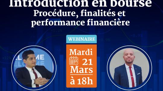 Webinaire Finance - 21 Mars