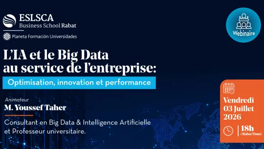  Webinaire – l’IA et le Big Data au service de l’entreprise : Optimisation, Innovation et performance