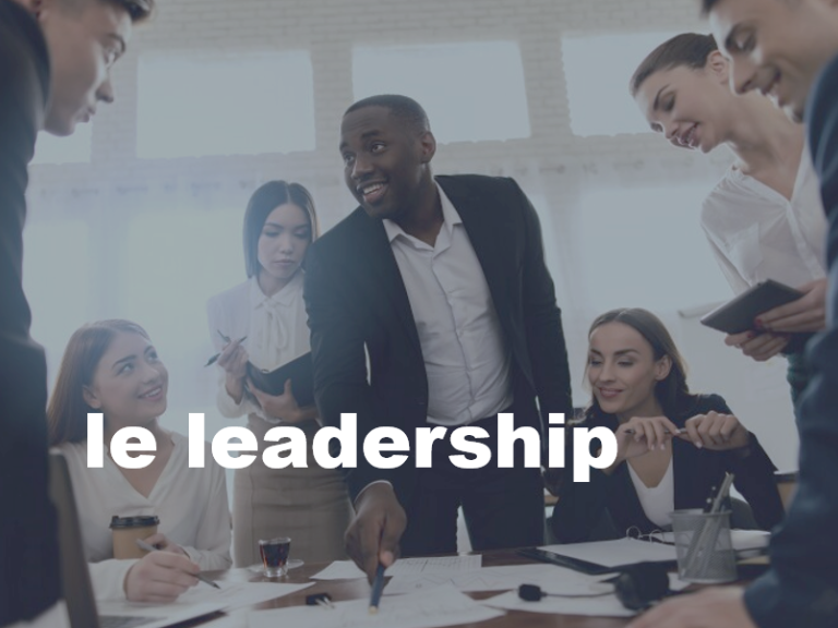 le rôle d’un leader