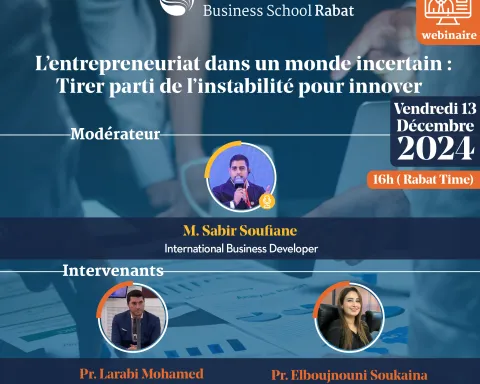 Webinaire : l'entrepreneuriat dans un monde incertain : Tirer parti de l'instabilité pour innover