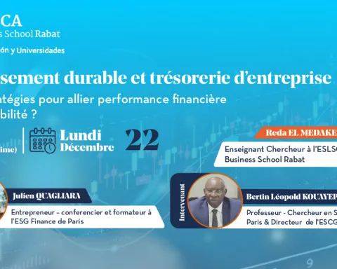 Webinaire – Investissement durable et trésorerie d’entreprise